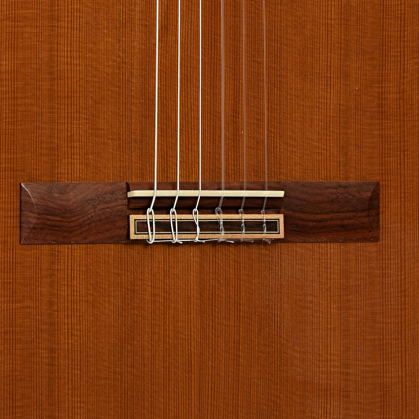 Bridge of Takamine C134S Classical Guitar 
