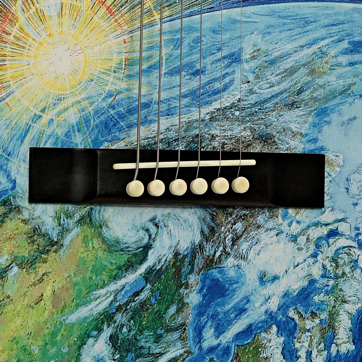 Bridge of Martin 00L-17 Earth Guitar 