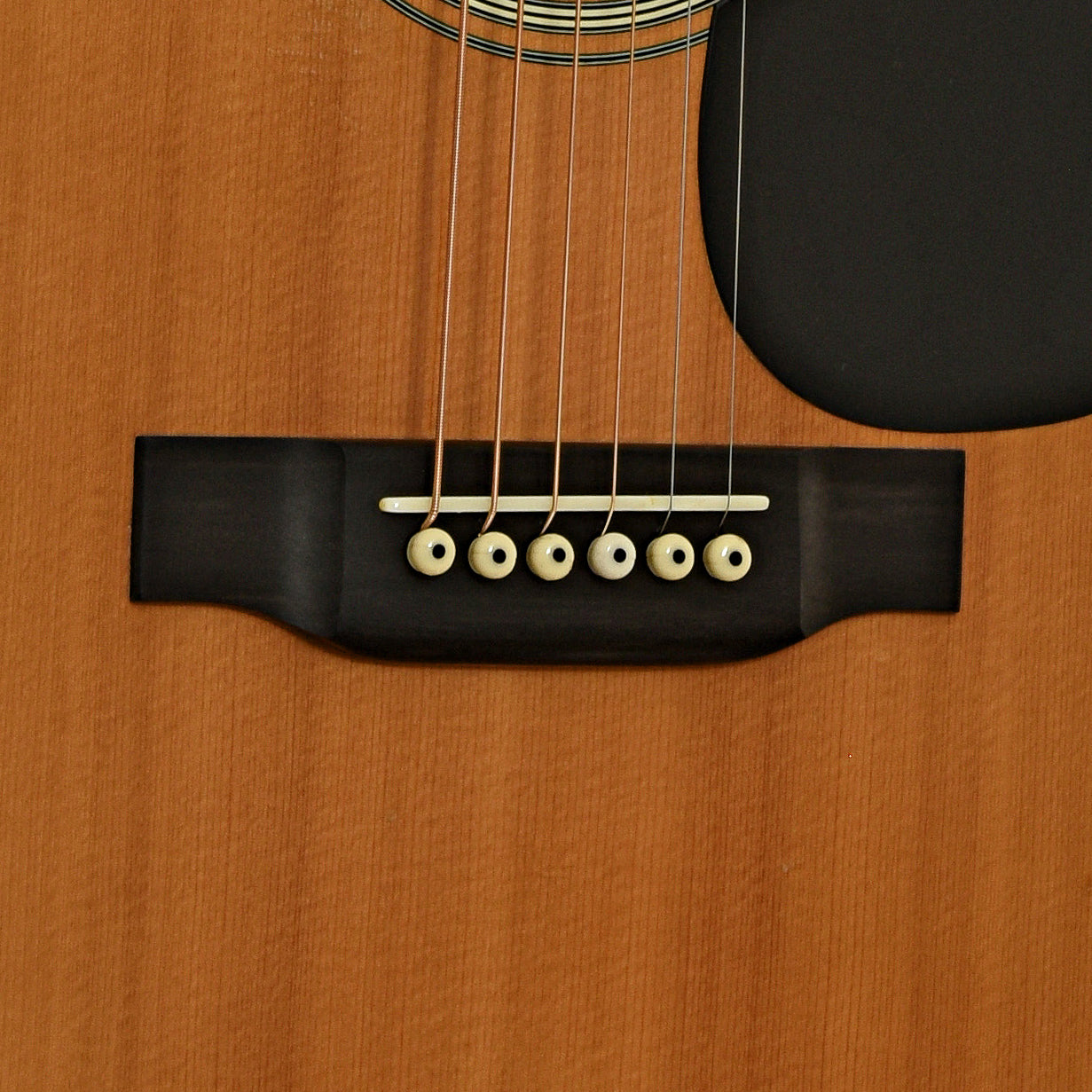 Bridge of Martin D-28 Acoustic Guitar