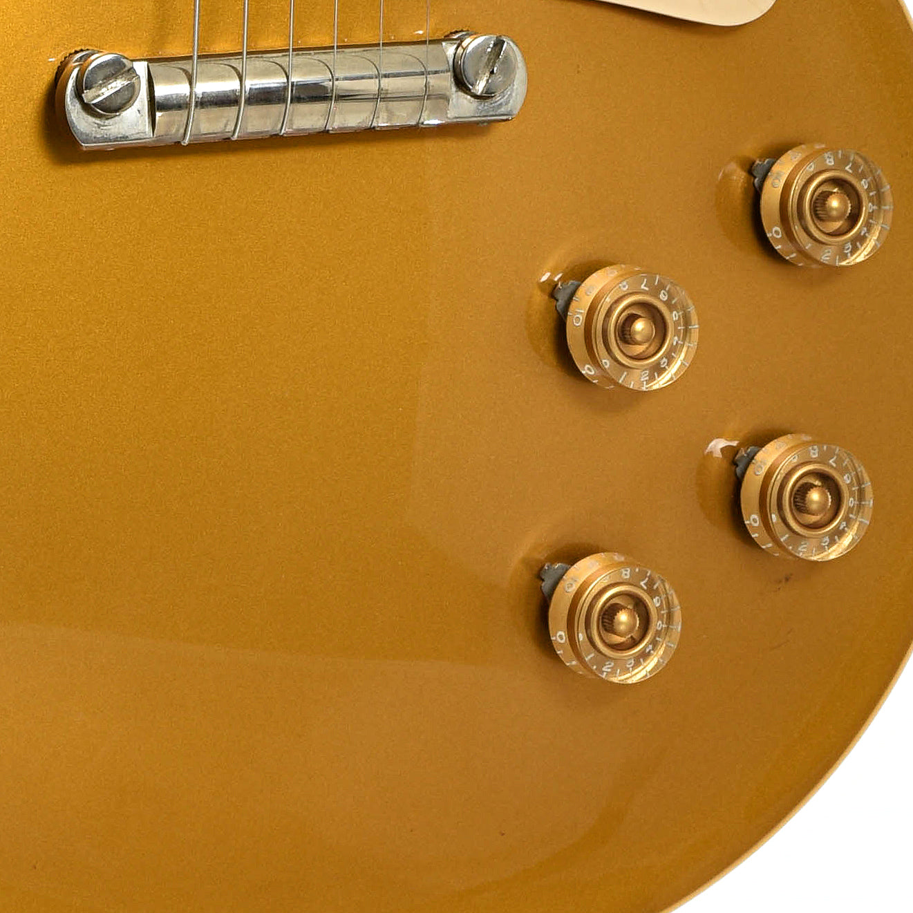 Bridge and controls of Gibson Les Paul R4 '54 Reissue
