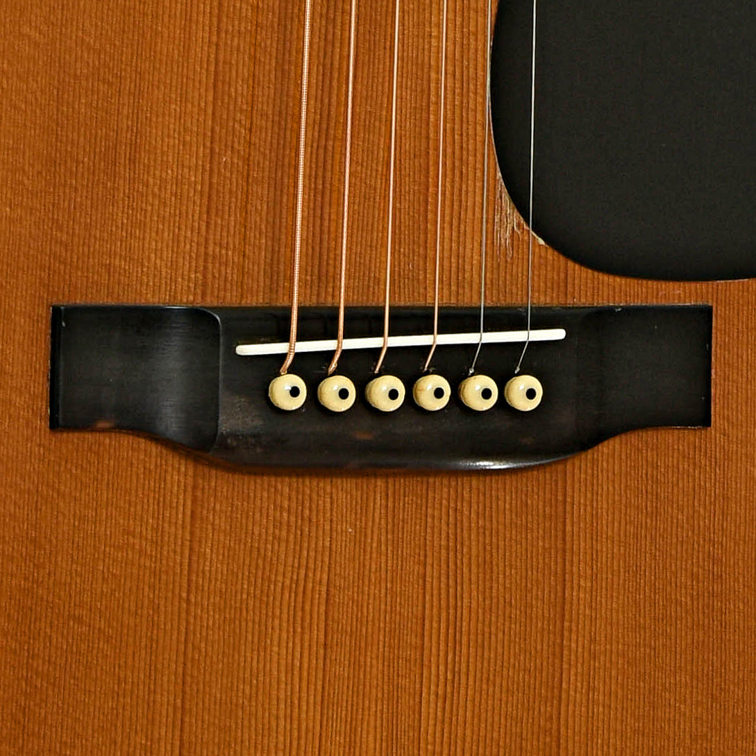 Bridge of Martin D-28 Acoustic Guitar 