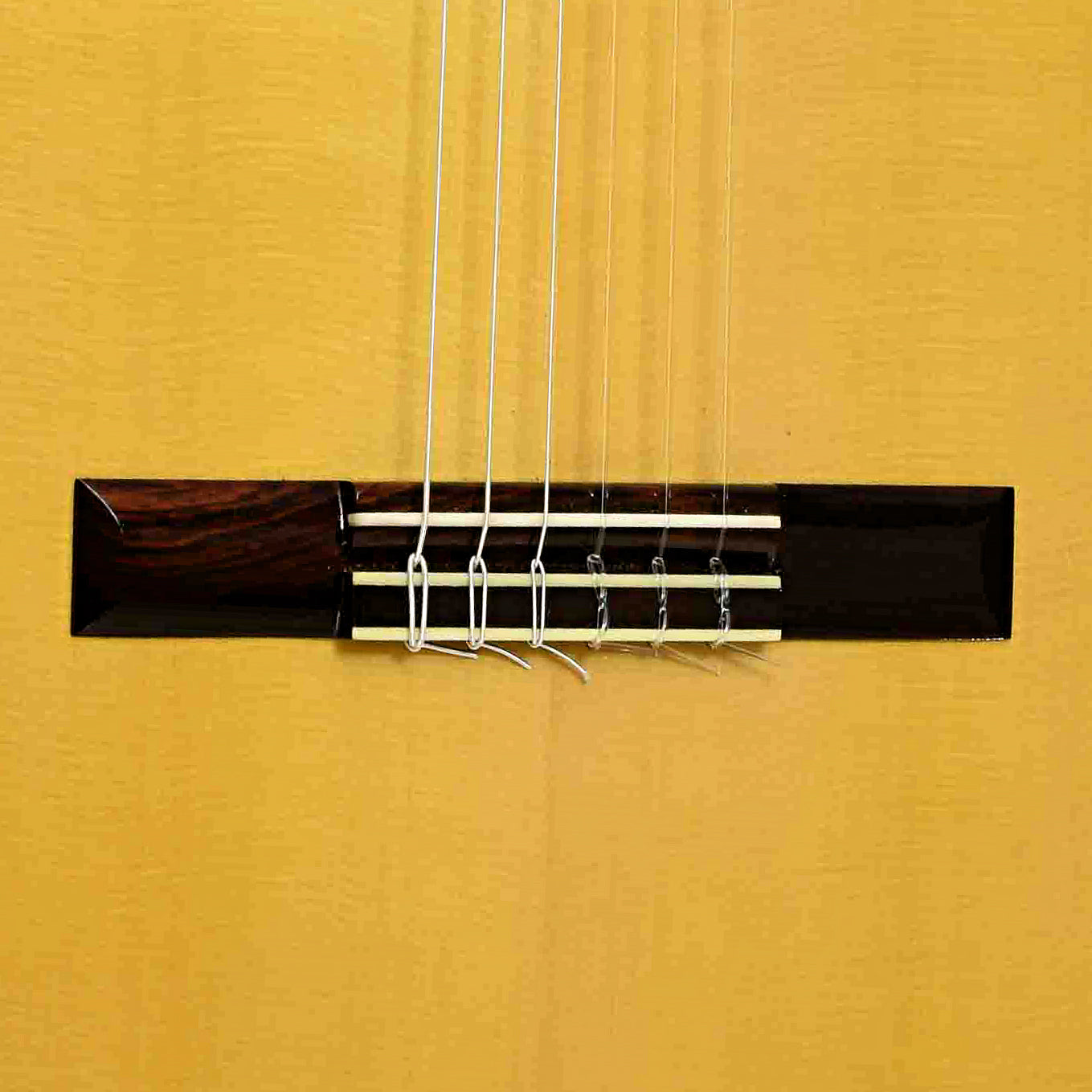 Bridge of Hippner Guitars Hauser Classical Guitar 
