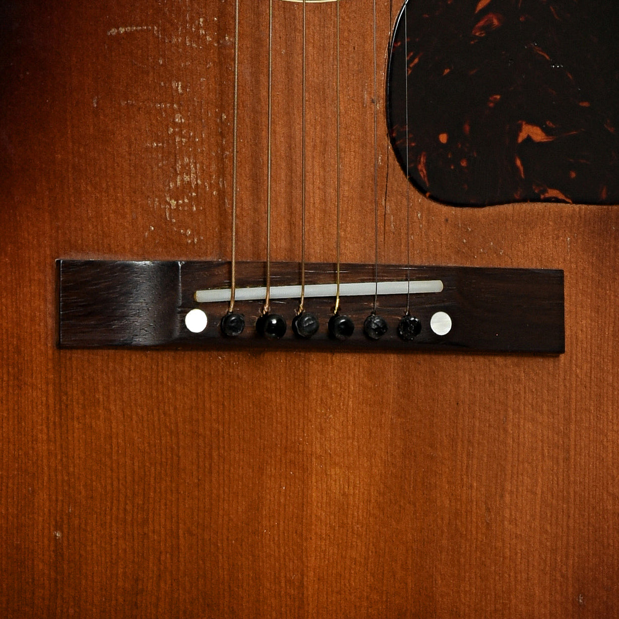 Bridge of Gibson LG-1 Acoustic Guitar 