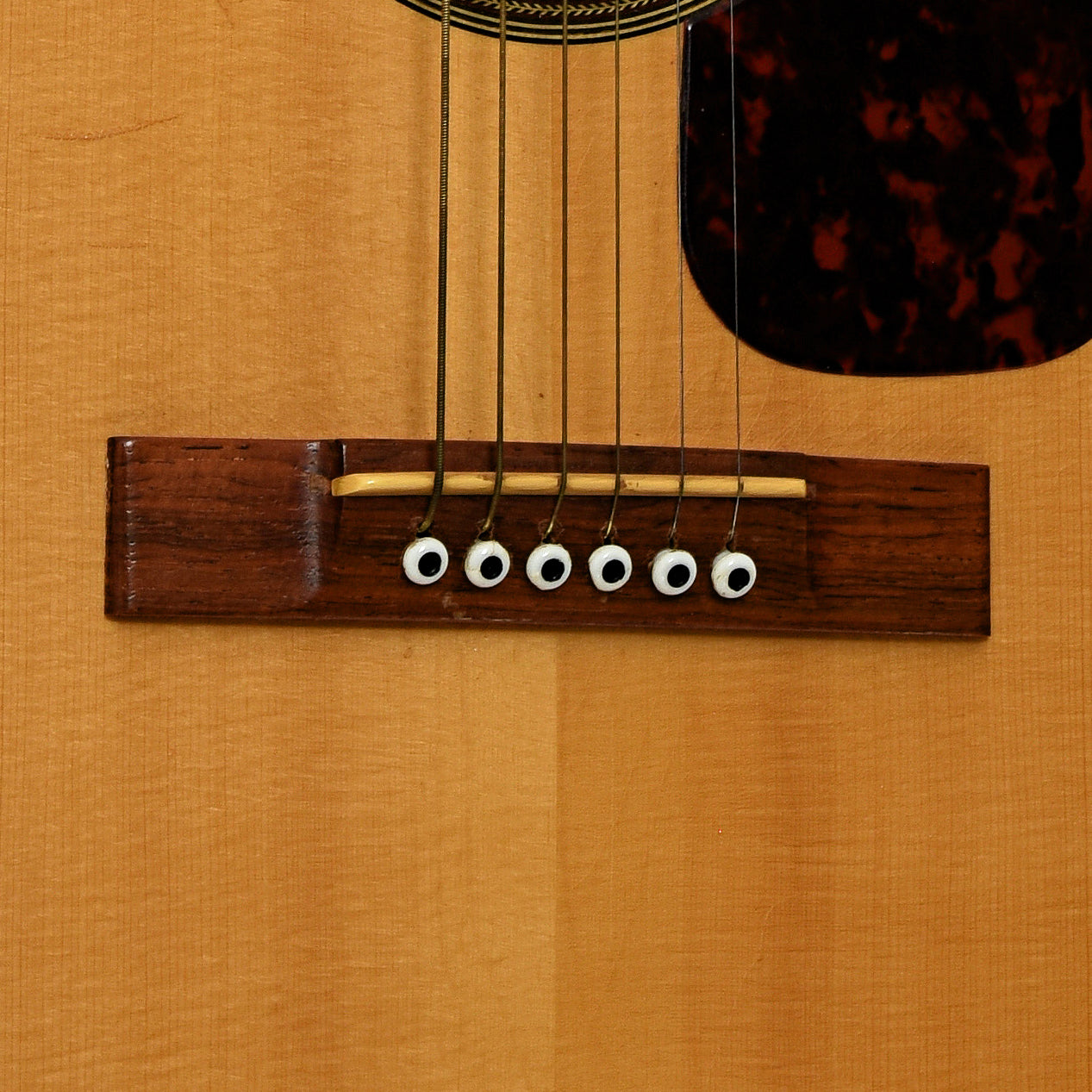 Bridge of Levin LT-18 Goliath Acoustic Guitar
