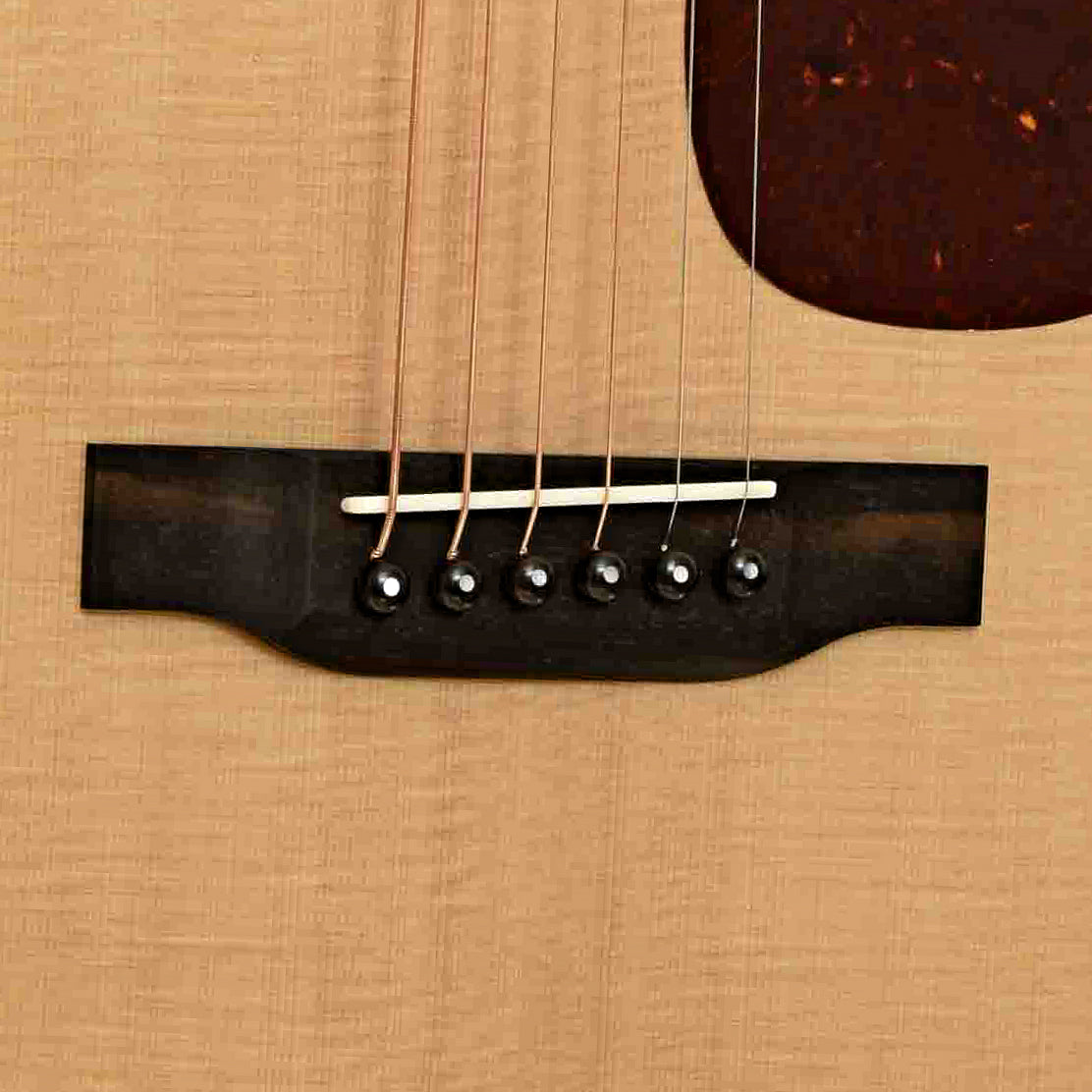 Bridge of Collings DS2H 12-Fret Acoustic Guitar & Case, Shopworn