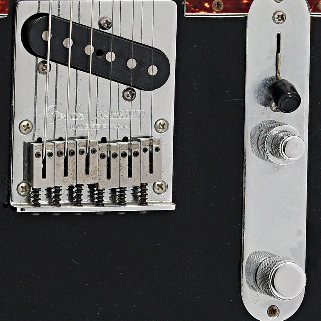 Bridge and controls of Fender Deluxe Nashville Power Telecaster