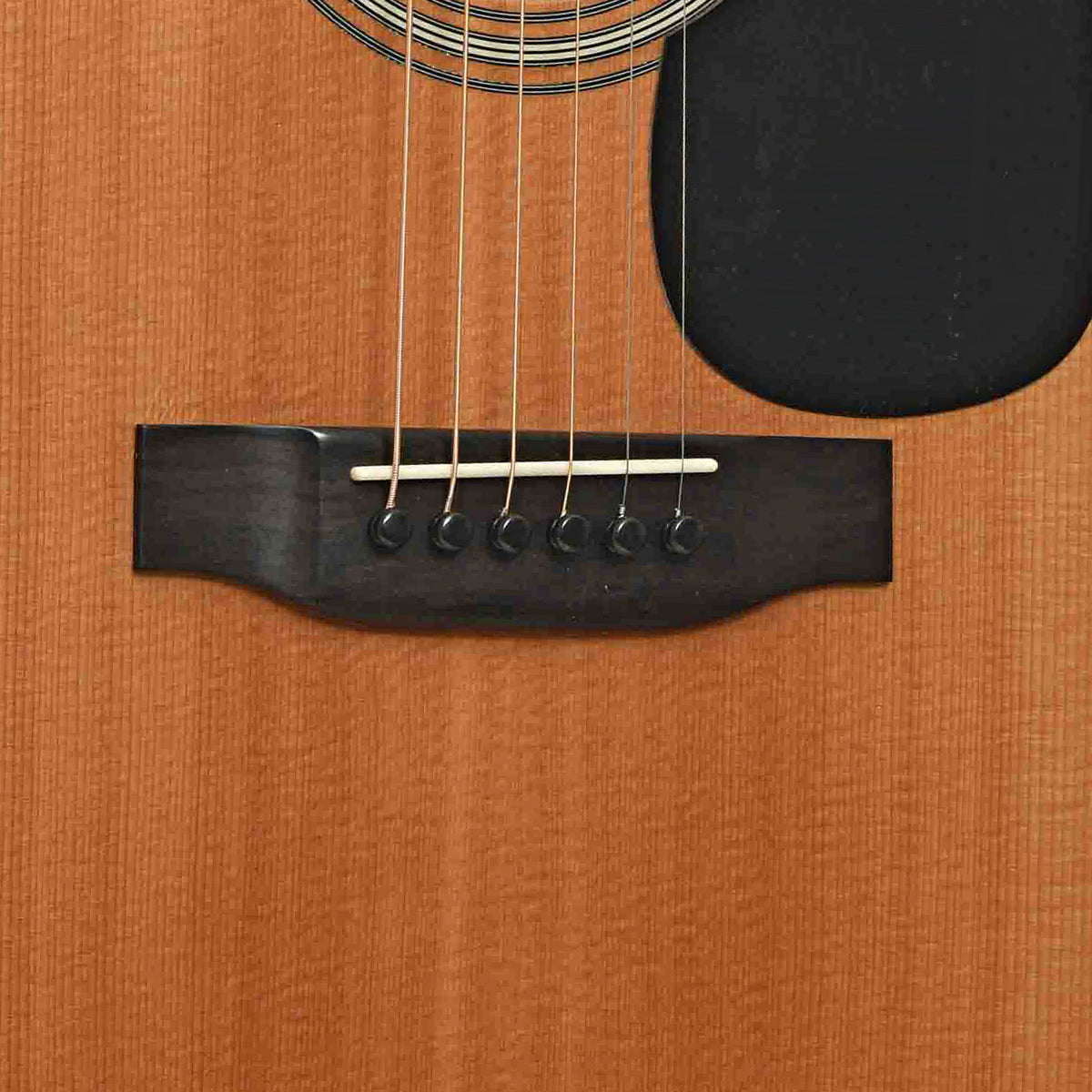 Bridge of Martin Custom Brazilian Jumbo Acoustic Guitar