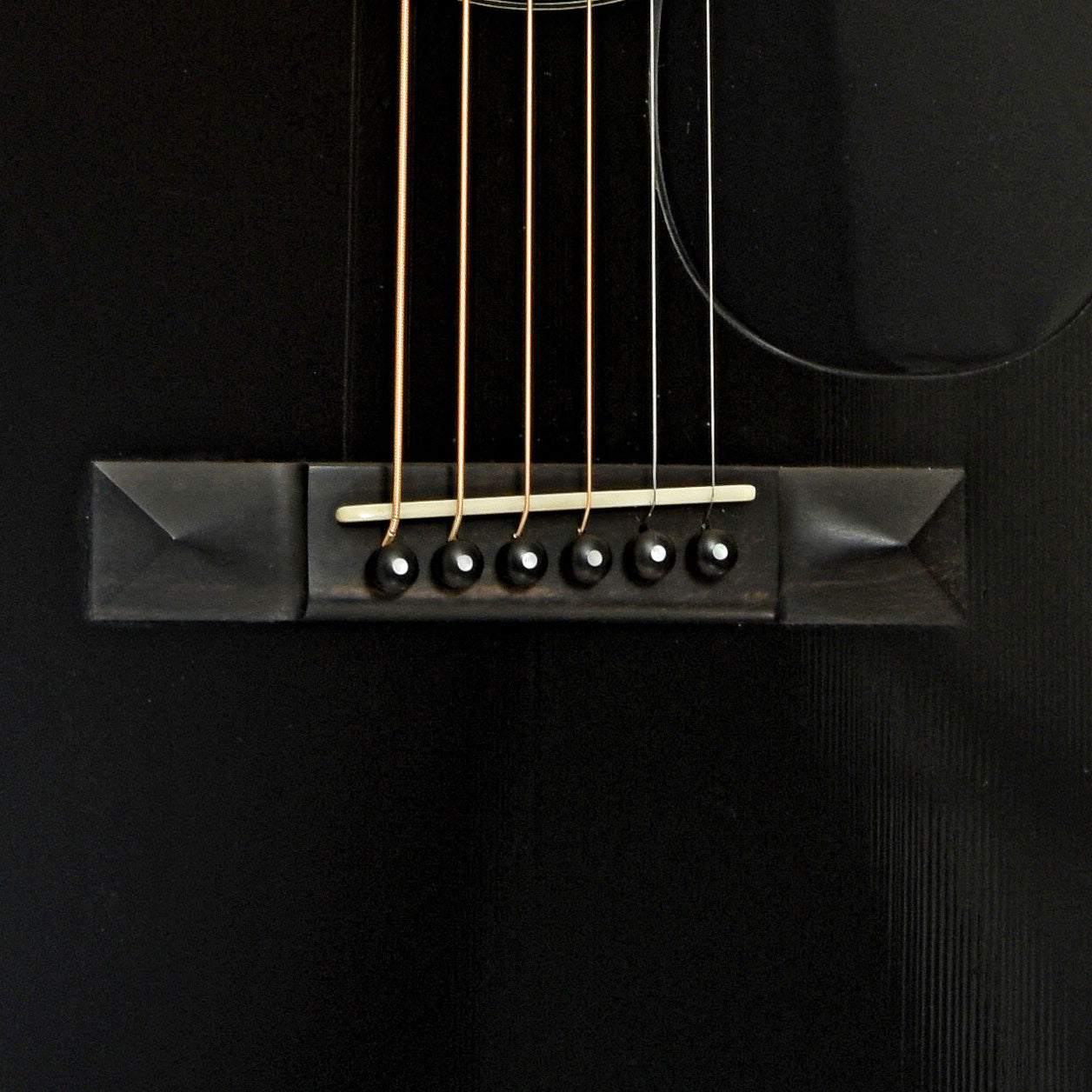 Bridge of Collings OM1H Custom Acoustic Guitar 