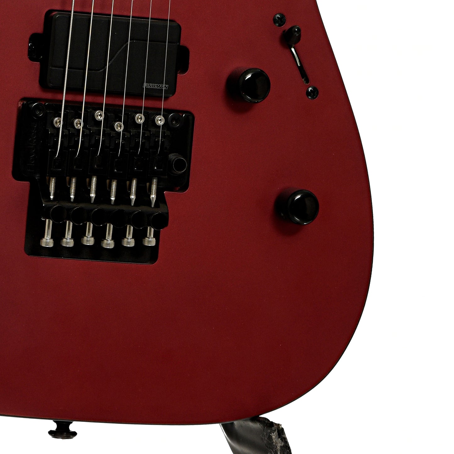 Bridge and conttrols of ESP LTD M-1000 Electric Guitar 