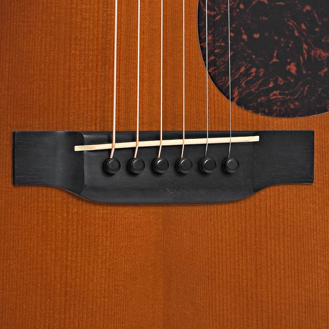 Bridge of Martin OM-18GE Custom Acoustic Guitar (2006)