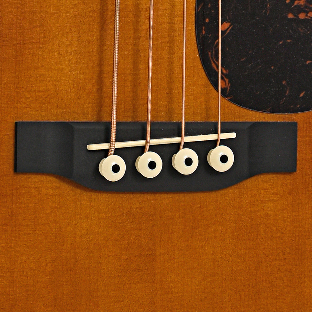 Bridge of Martin DJR-10E Acoustic Bass Guitar
