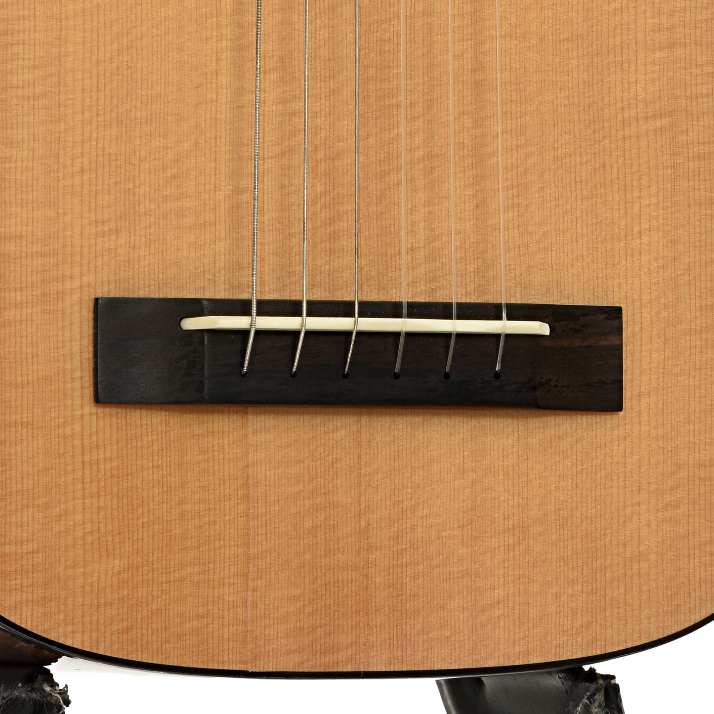 Bridge of Romero Creations Tiny Tenor 6 String Model Guitar/Uke