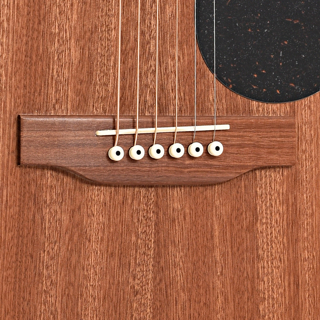 Bridge of Martin GPC-X2E Ziricote Acoustic Guitar 