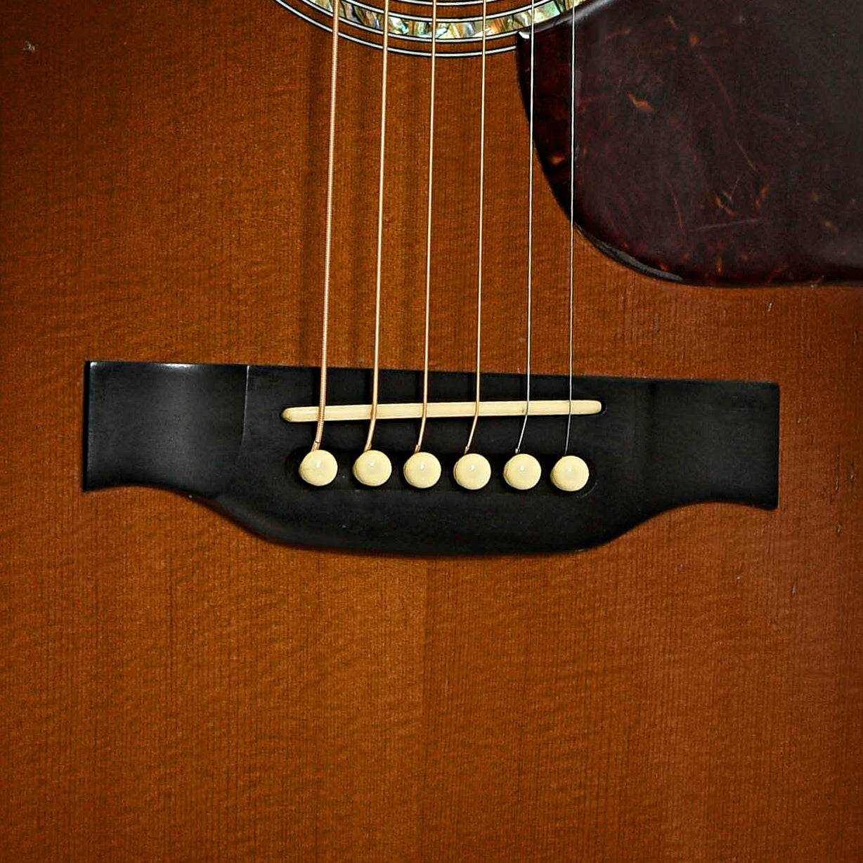 Bridge of Gibson Songwriter Deluxe EC Standard Acoustic Guitar