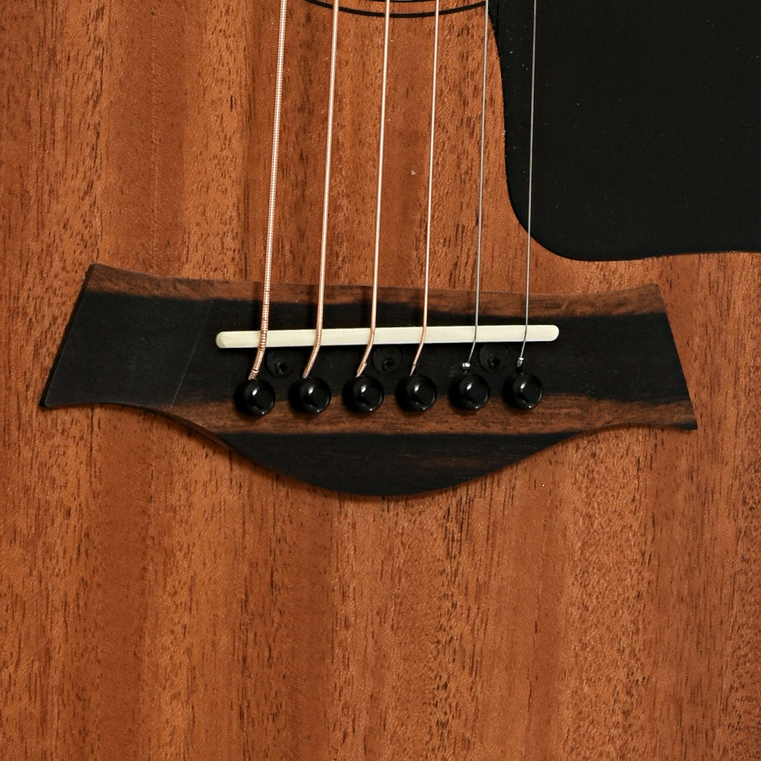 Bridge of Taylor GS Mini-EM Acoustic Guitar 