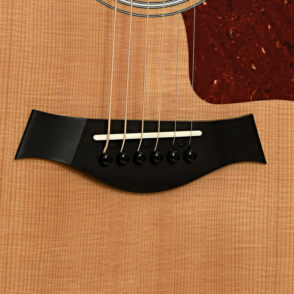 Bridge of Taylor 214ce Deluxe Acoustic Electric Guitar