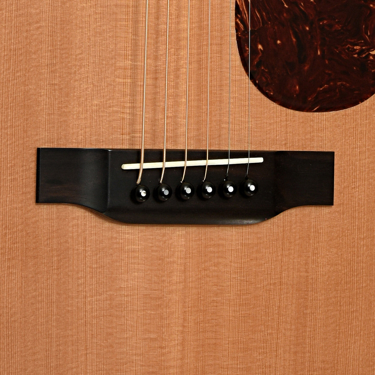 Bridge of Collings OM2H Acoustic Guitar  