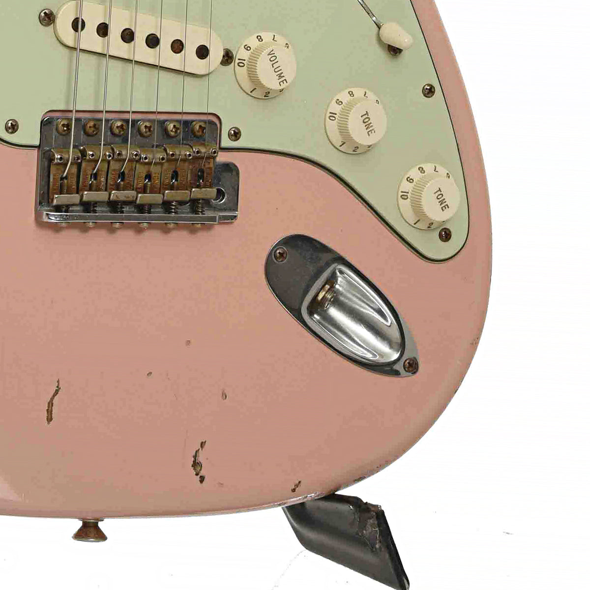 Bridge of Fender Custom Shop Heavy Relic '69 Stratocaster