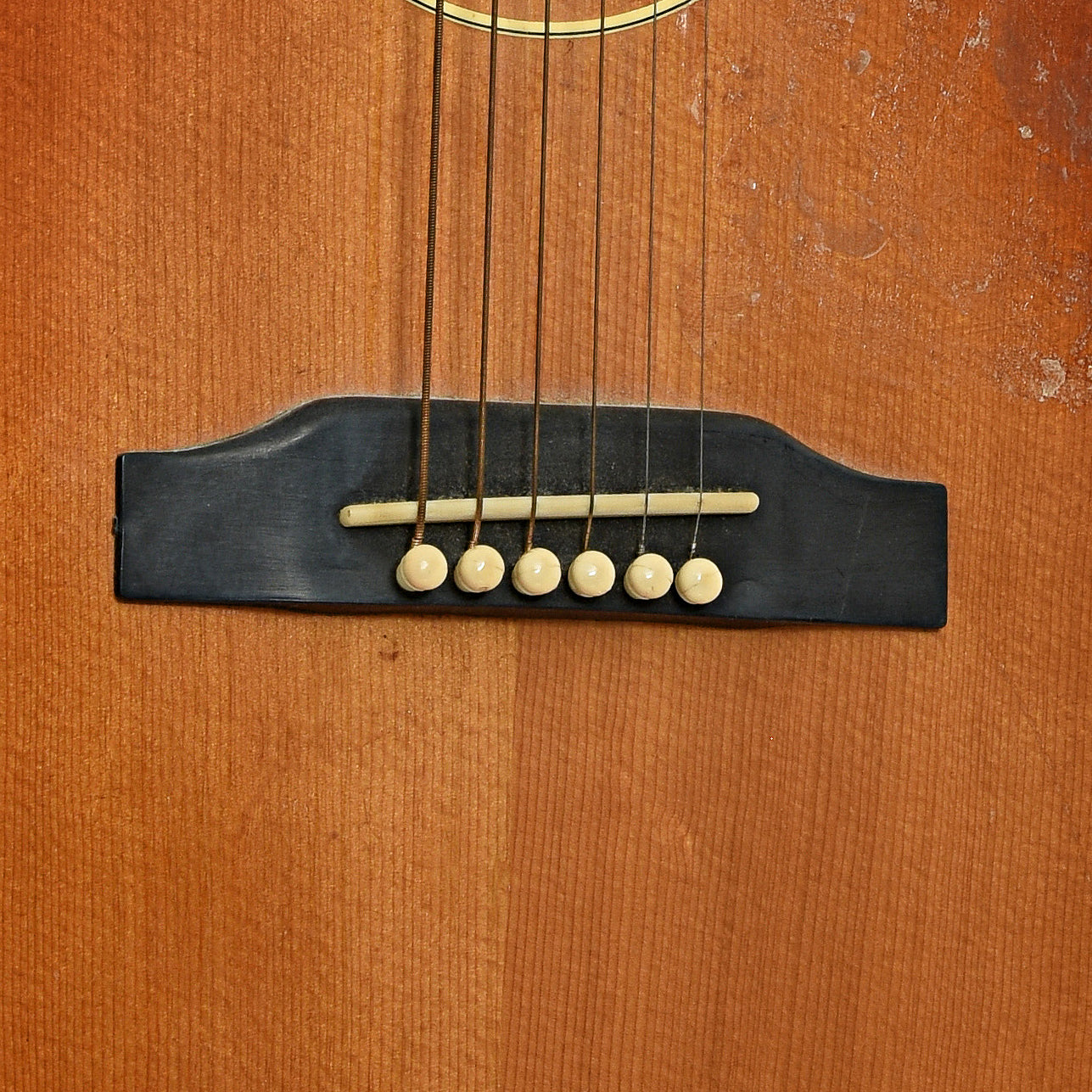 Bridge of Gibson LG-1 Acoustic Guitar 