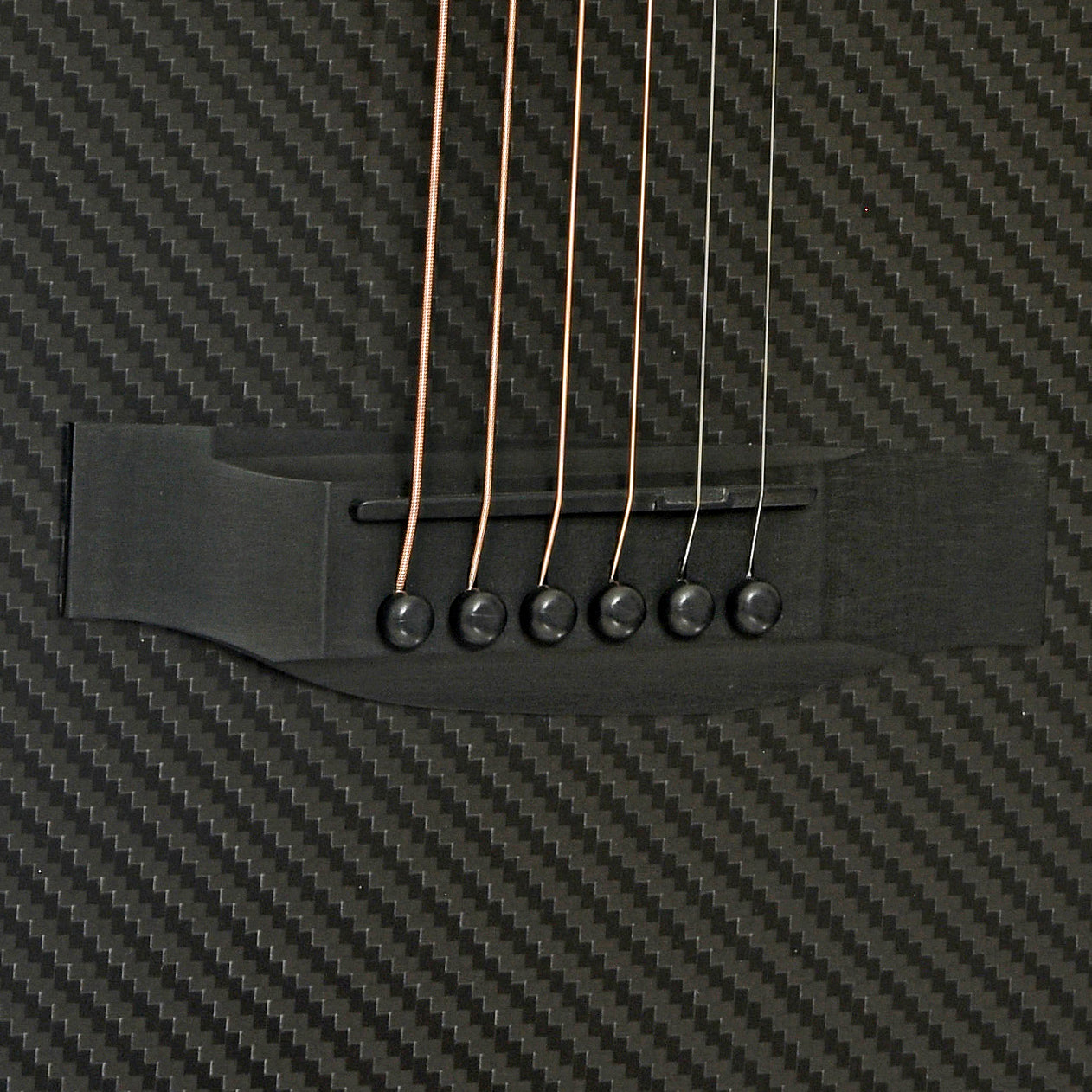 Bridge of KLOS Full Carbon Travel Acoustic Guitar