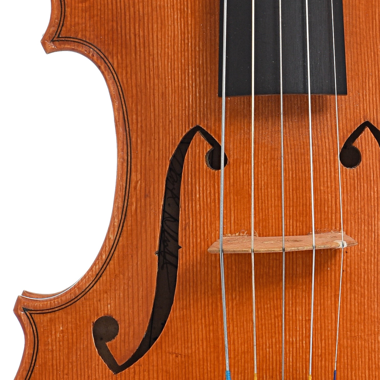 F-hole of Barry Dudley 5-String Violin (2010)