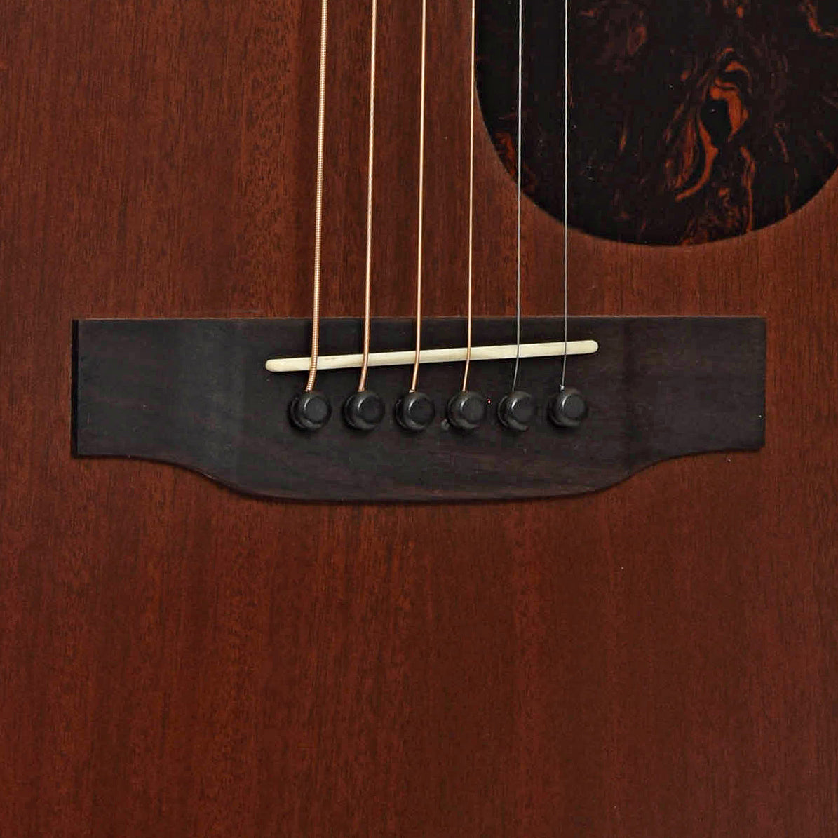 Bridge of Martin 00-15M Custom Acoustic Guitar 