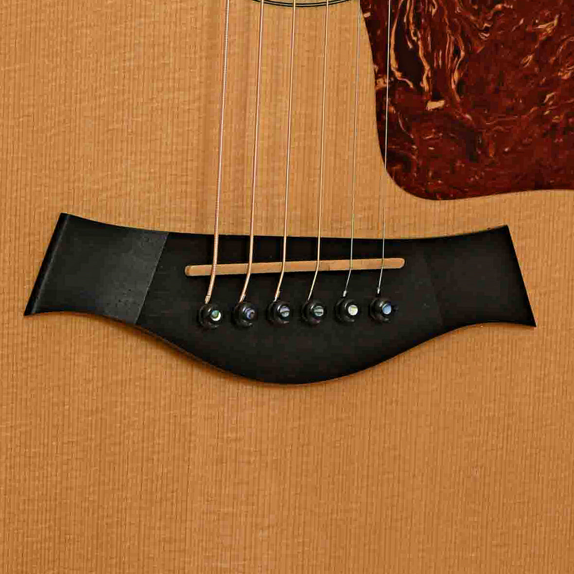 Bridge of Taylor 712ce Acoustic-Electric Guitar 