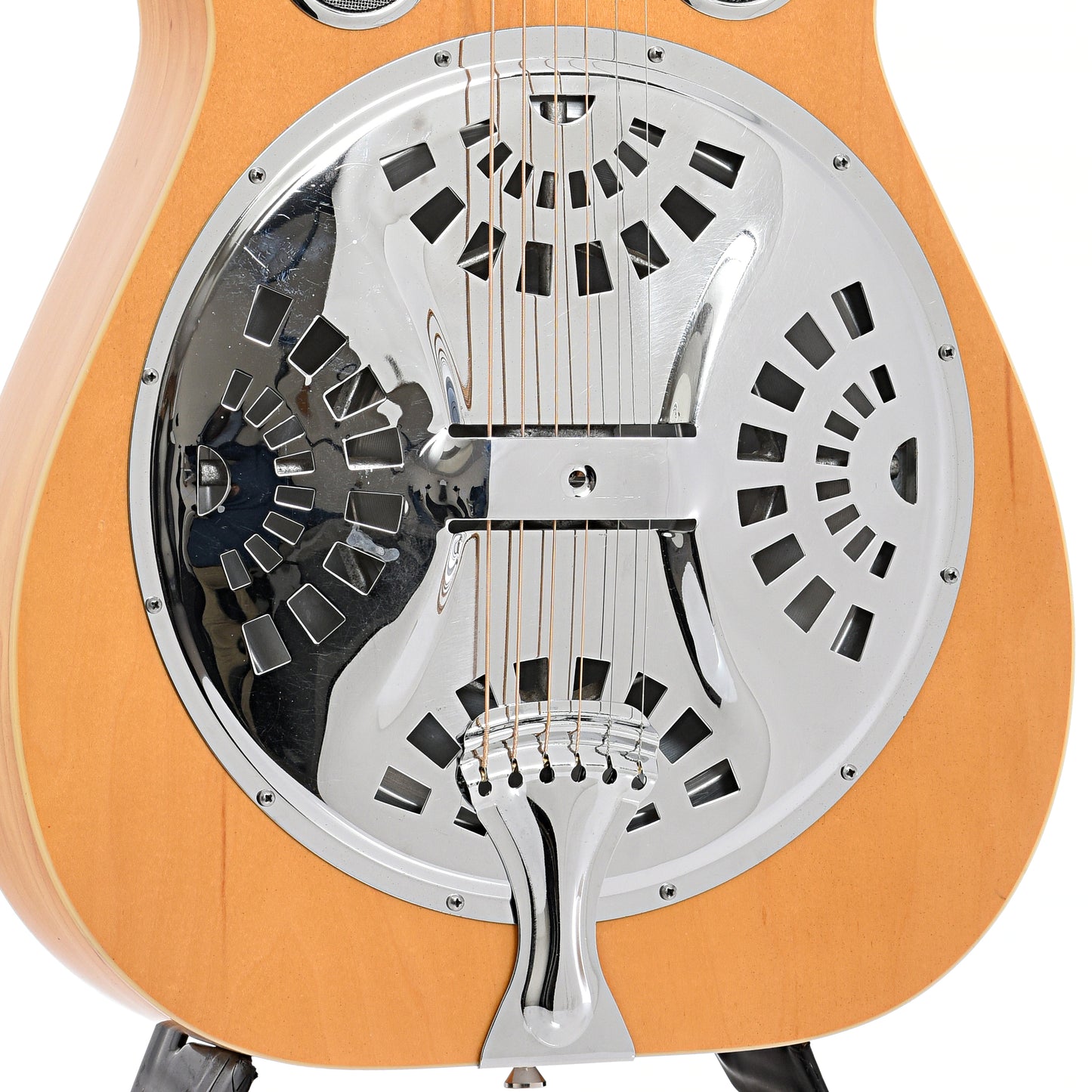 resonator area of Dobro 60DS Squareneck Resonator Guitar (1985)