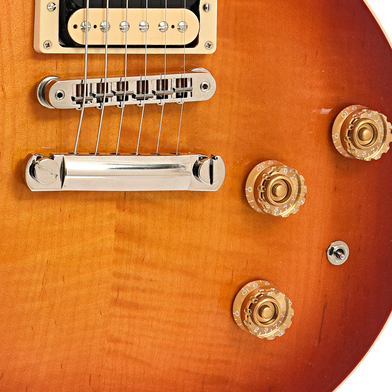 Tailpiece, Bridge and controls of Gibson Les Paul Classic 100 