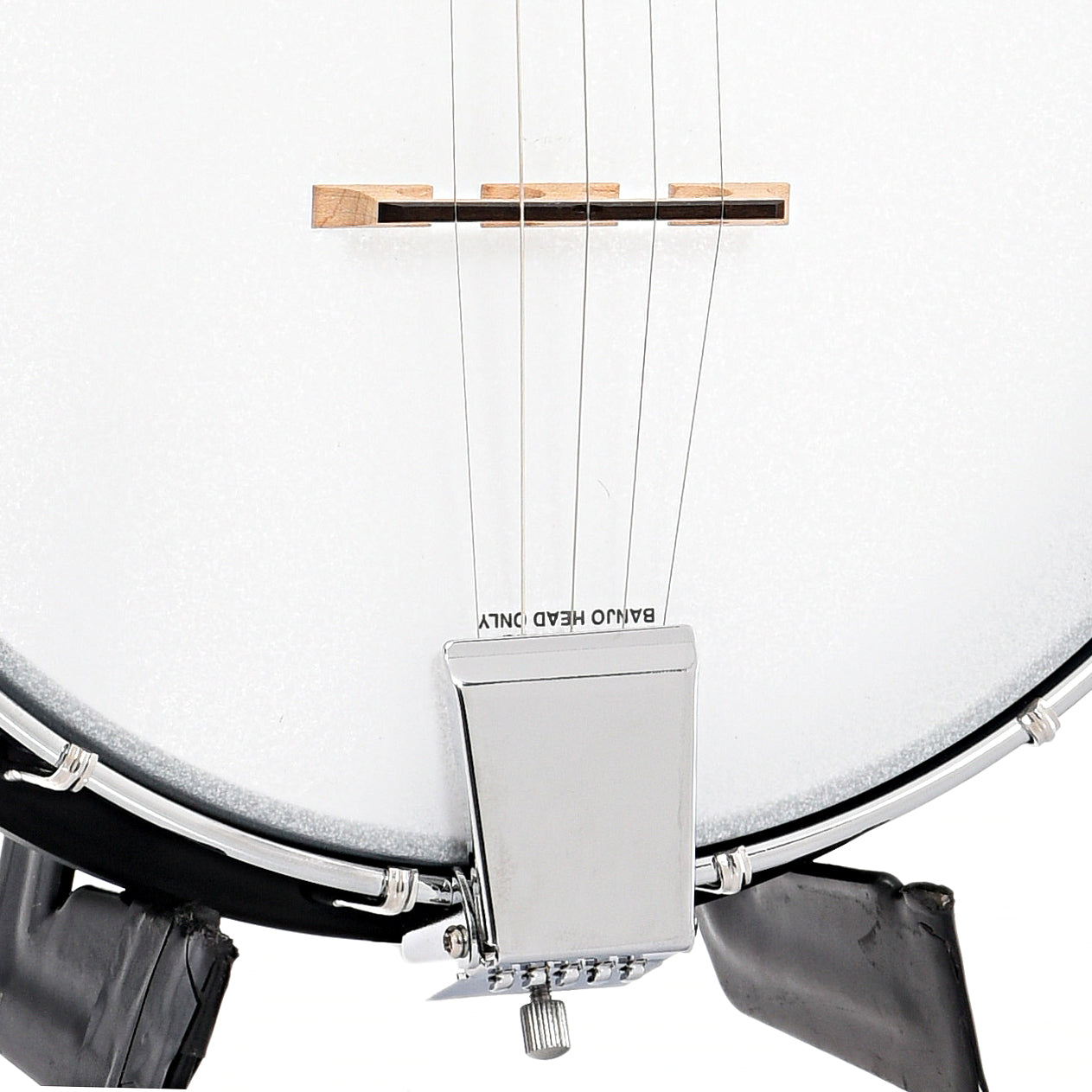 tailpiece and bridge of Gold Tone AC-1 Openback Banjo