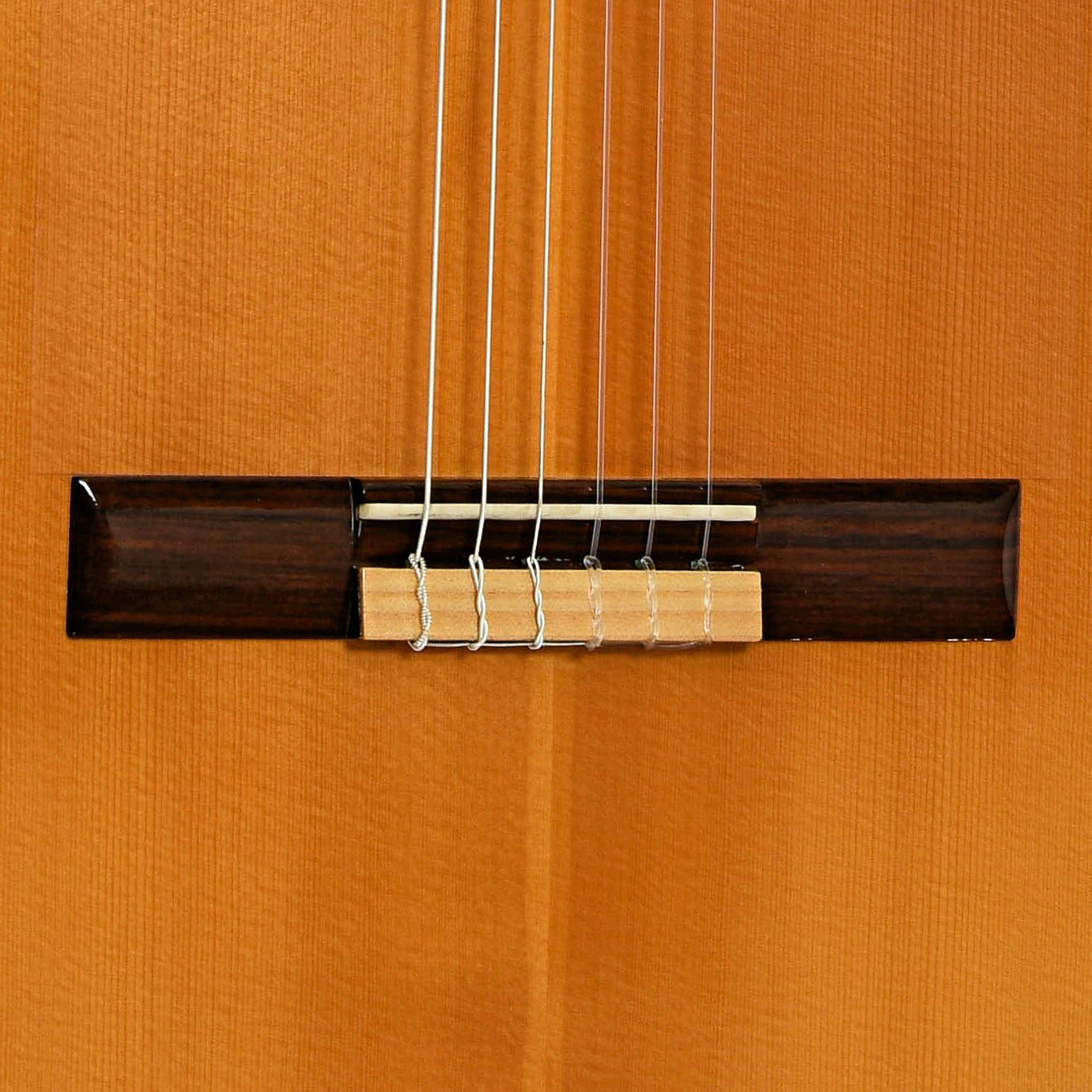 Bridge of Antonio Apparicio AA40F Flamenco Guitar