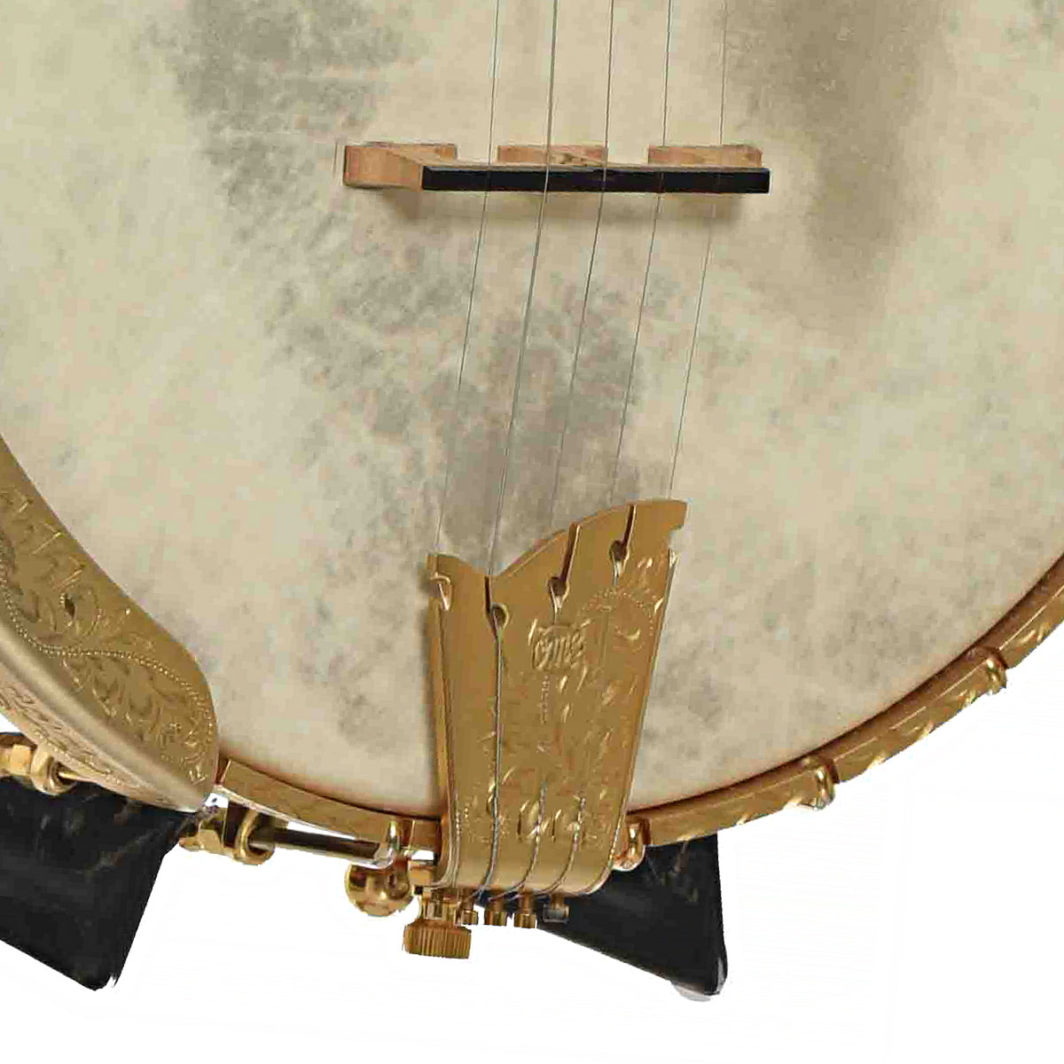 Tailpiece of Ome Juggernaut Custom Openback Banjo