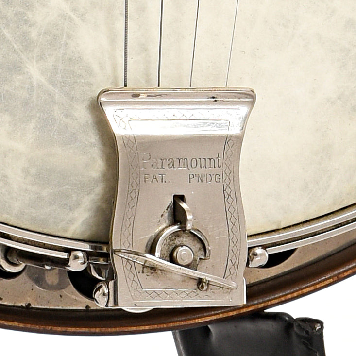 Tailpiece of Paramount Style B Tenor Banjo
