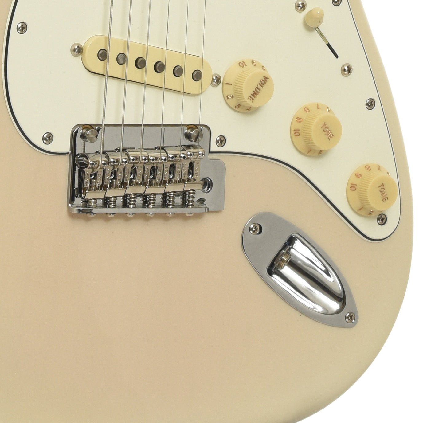 Bridge of Fender Player II Stratocaster Electric Guitar 