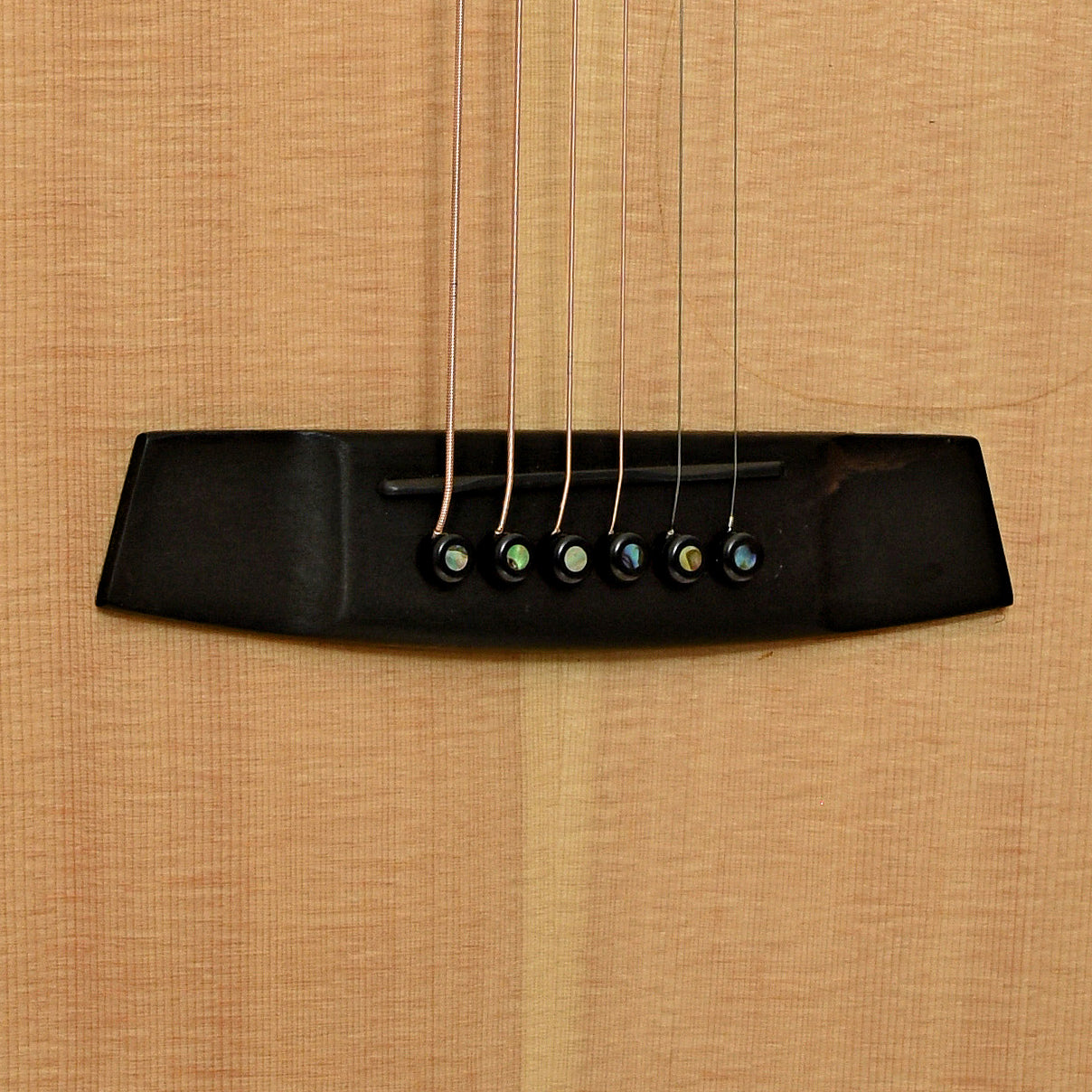 Bridge of Kremona R-30e Dreadnought Acoustic-Electric Guitar
