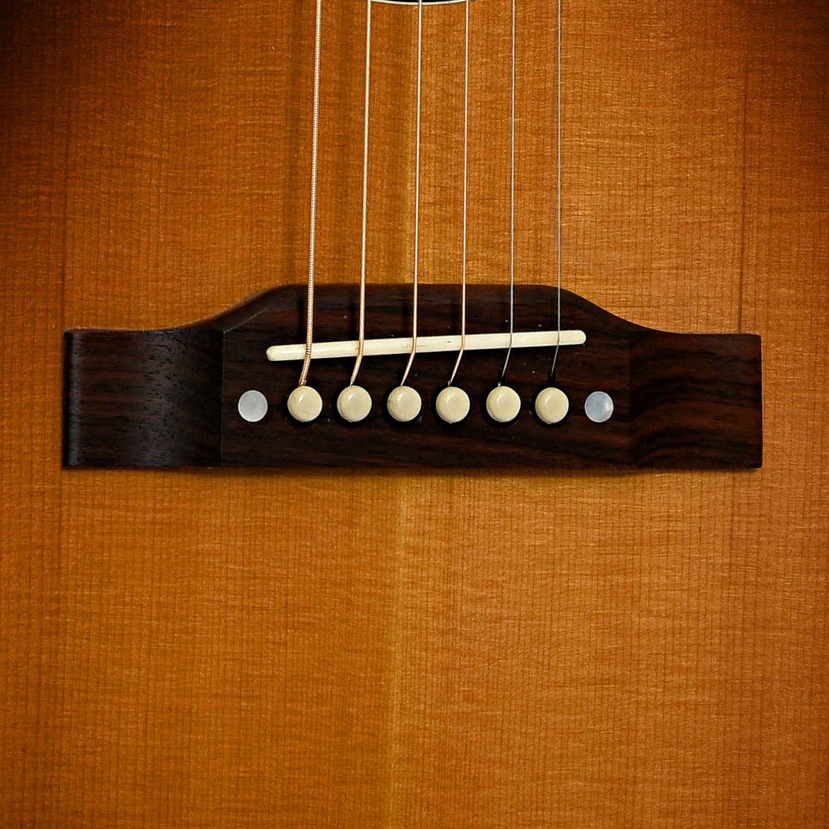 Bridge of Gibson Southern Jumbo Acoustic Guitar