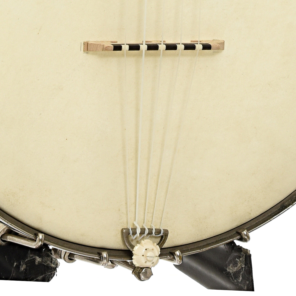 Bridge of S.S. Stewart Gnome Open Back Banjo 