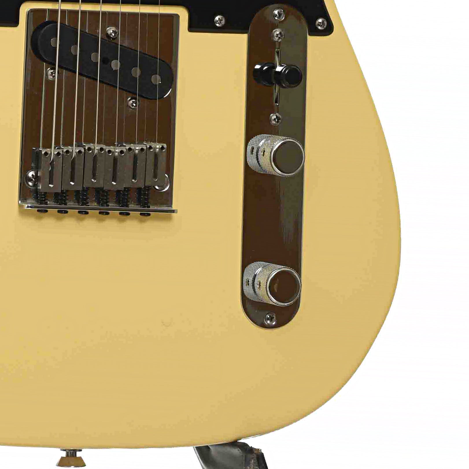 Bridge and Controls of Fender American Series Telecaster