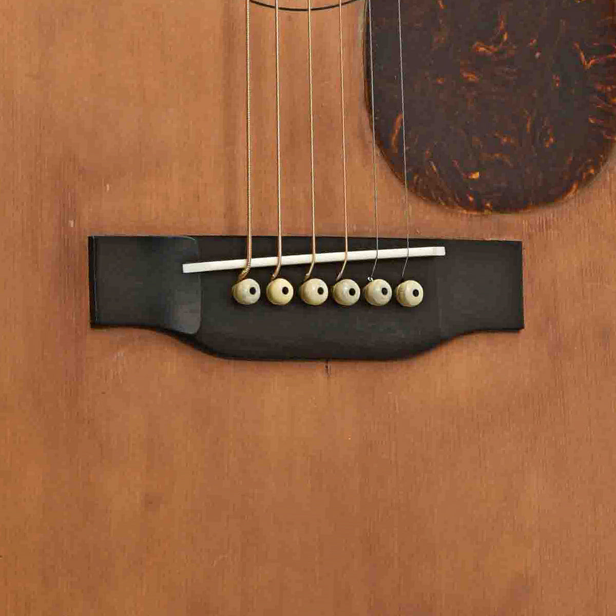 Bridge of Martin D-18 Acoustic Guitar
