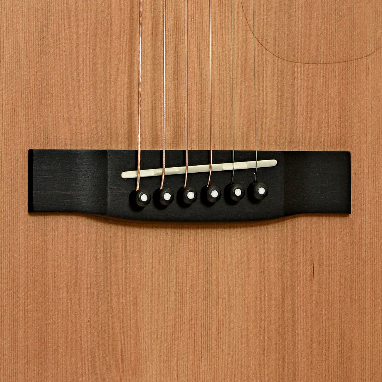 Bridge of Furch LJ10-CM Little Jane Travel Guitar