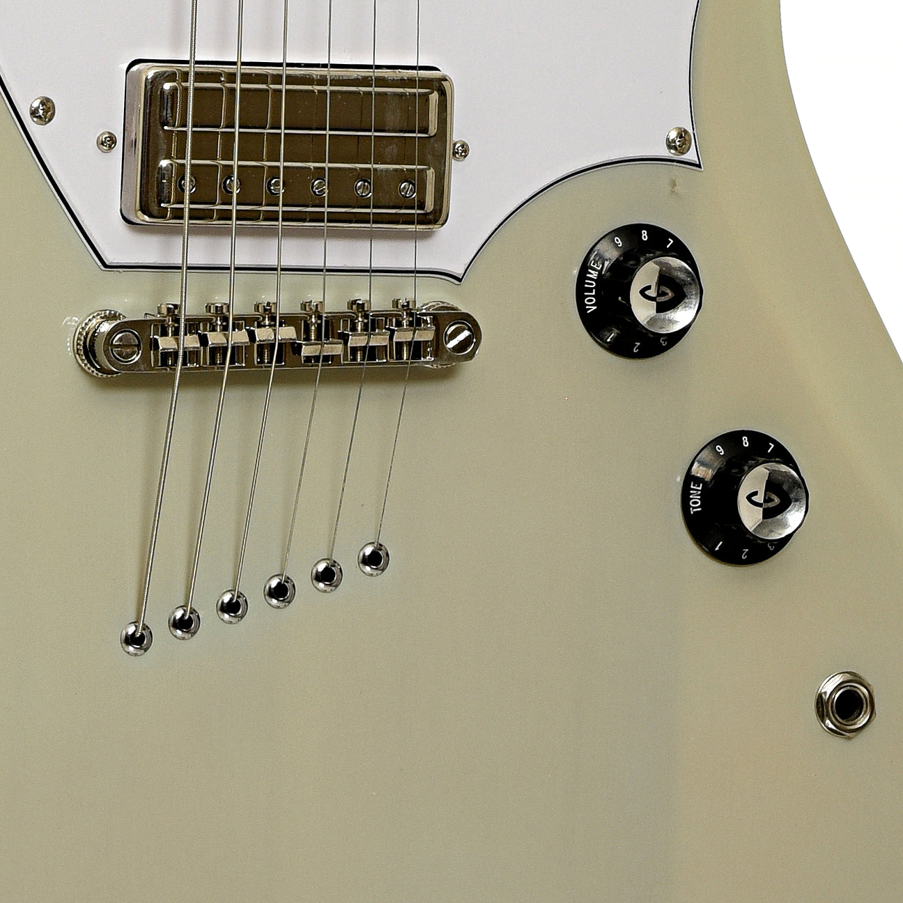 Bridge and controls of Guild Surfliner Electric Guitar