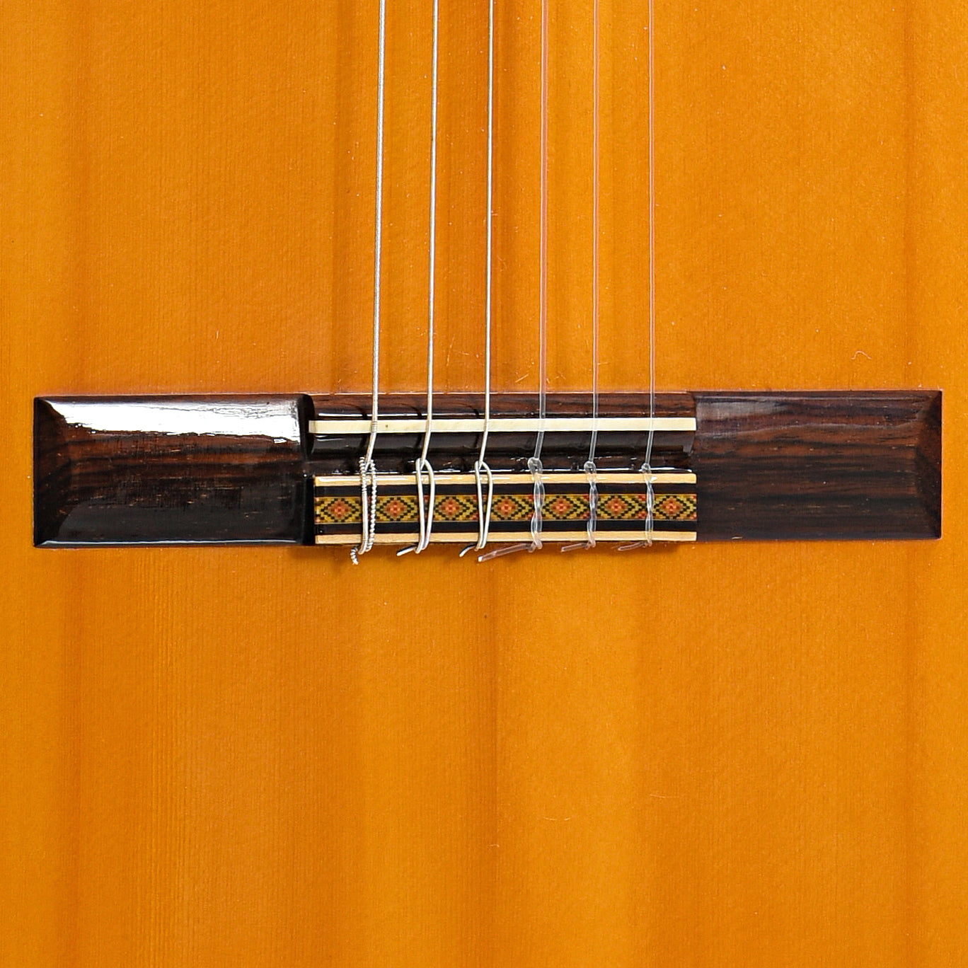Bridge of Takamine C-128 Classical Guitar (1978)