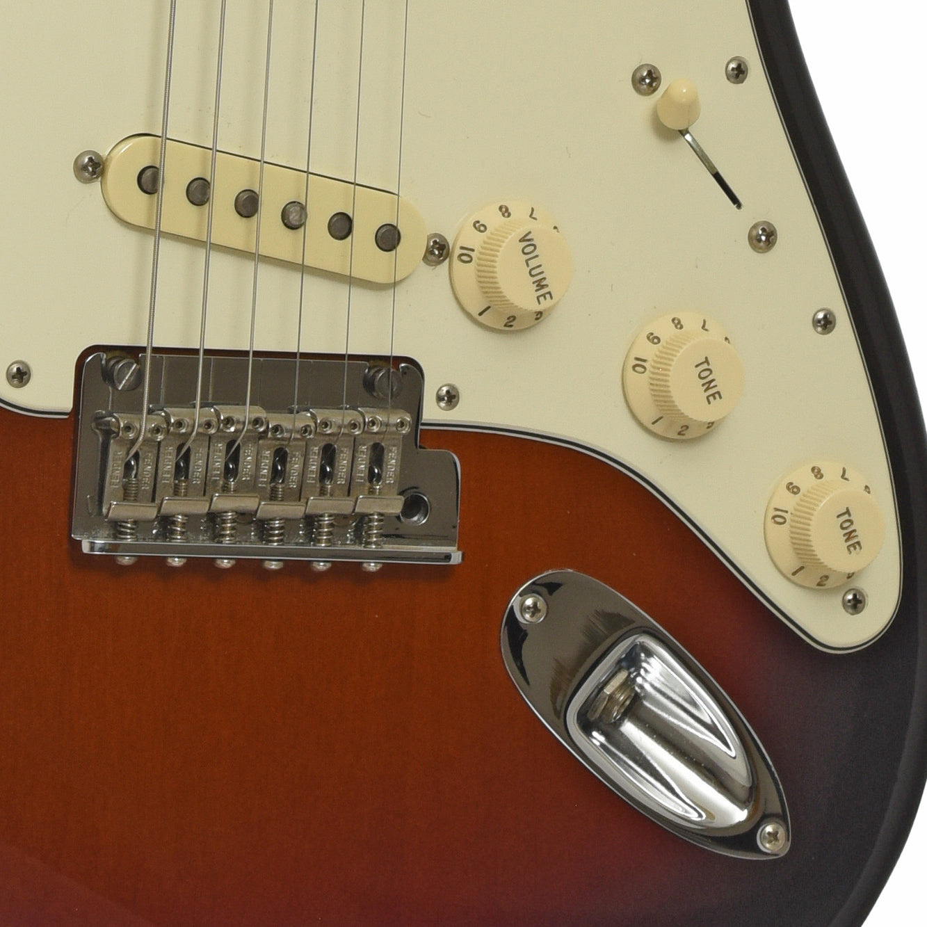 Bridge of Fender Limited Edition American Standard Stratocaster w/ Rosewood Neck Electric Guitar 