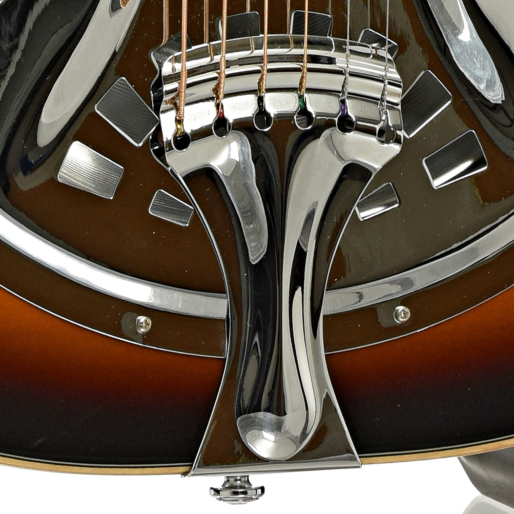 Tailpiece of Gold Tone PBS-D Squareneck Resonator Guitar 