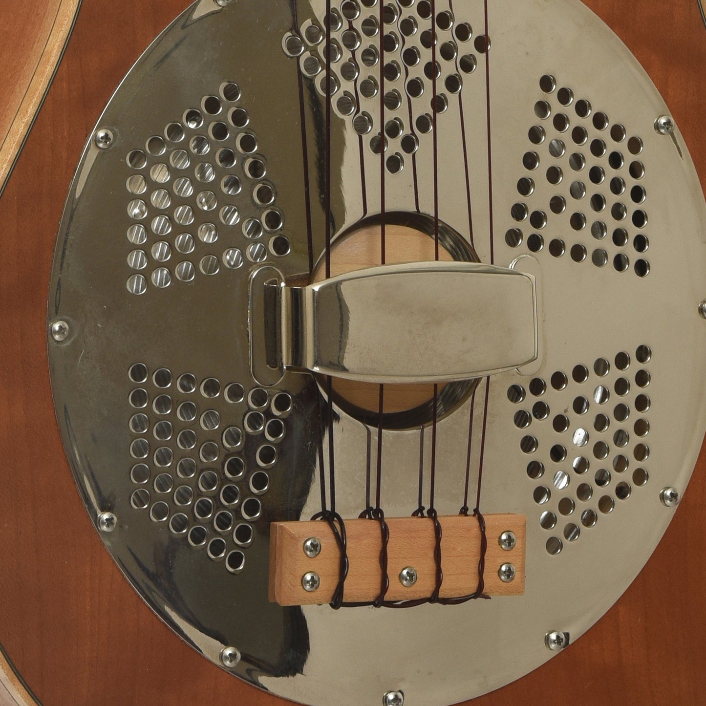 Bridge of Mya-Moe Cutaway Classic Tenor Resonator Ukulele 