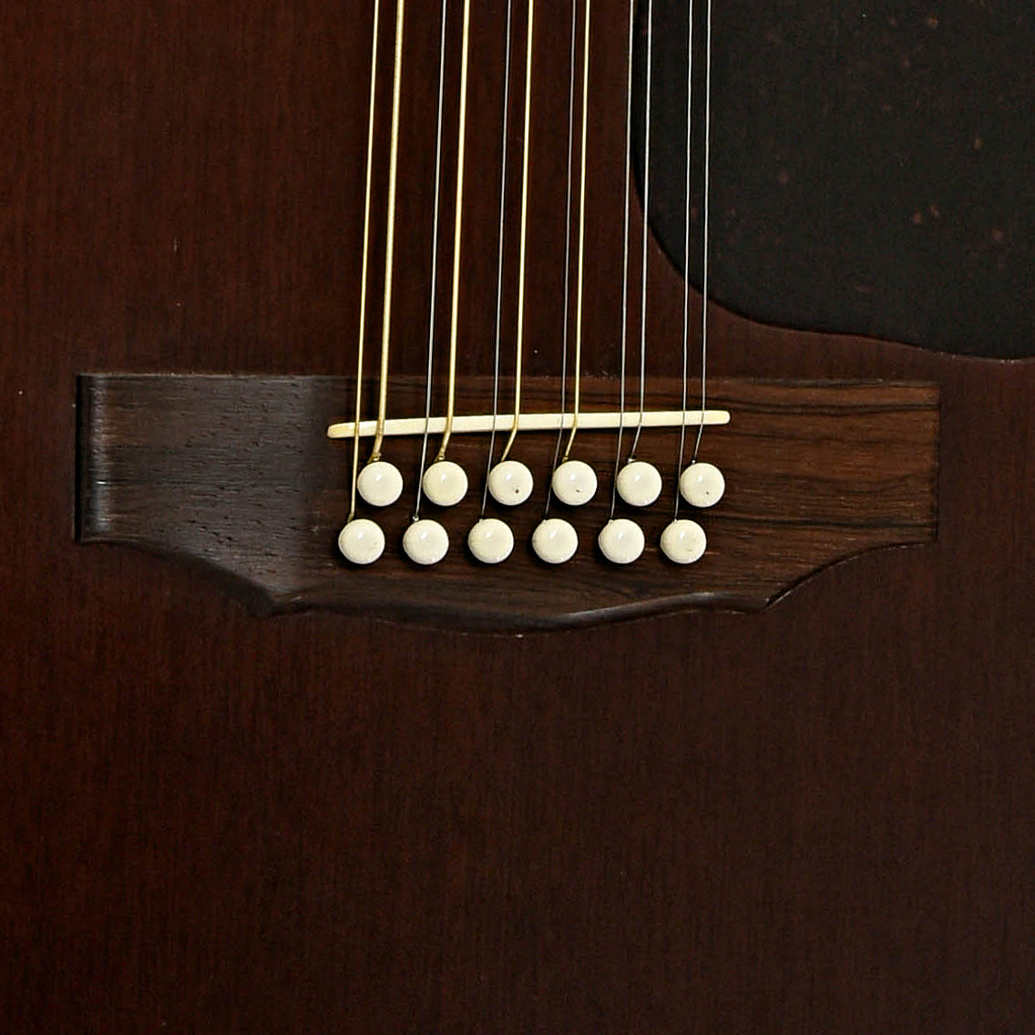 Bridge of Guild D15-12M 12-String Guitar