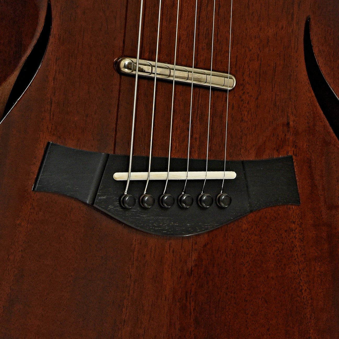 Bridge and pickup of Taylor T5z Classic DLX Acoustic-Electric Guitar