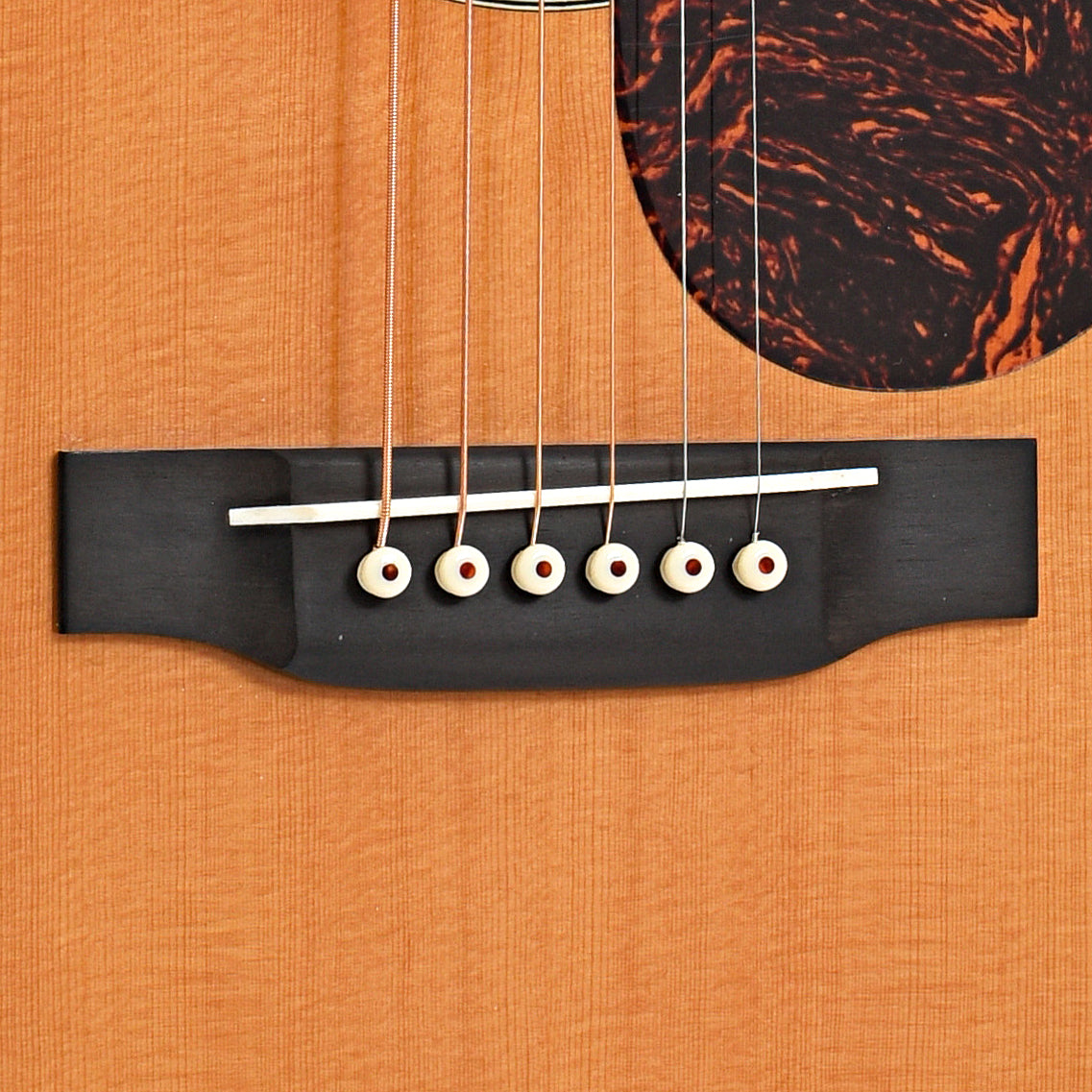 Bridge of  Martin OM-28V Acoustic Guitar (2001)
