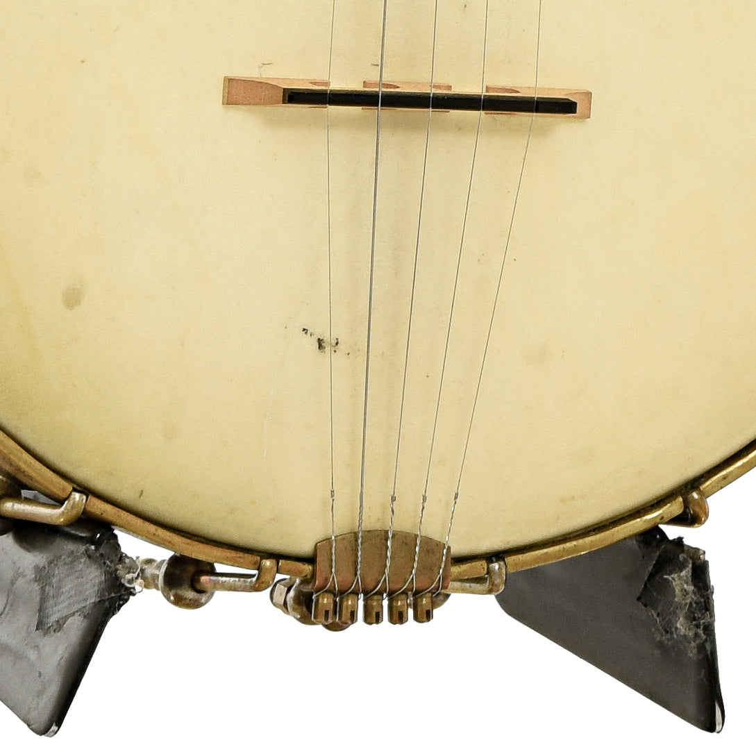 Bridge of J.B. Schall Imperial Open Back Banjo