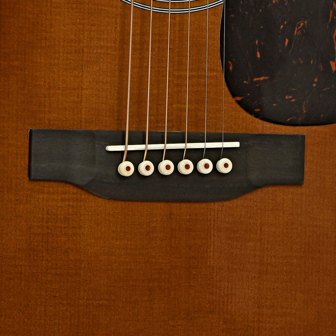 Bridge of Martin D-28 Ambertone Guitar